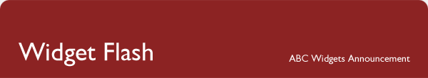 Widget Flash - ABC Widgets Announcement